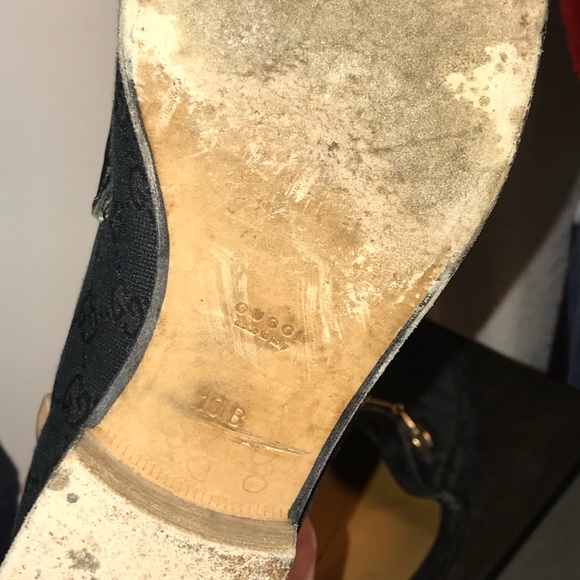 Gucci Black Horse bit Logo GG Loafers - Picture 4 of 4